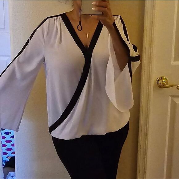 🌿"International Concept" women long sleeve bluse, size PL/PXL - Picture 1 of 12